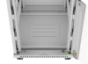SZAFA INSTALACYJNA RACK STOJĄCA 19 15U 600X800 SZARA DRZWI SZKLANE LCD LANBERG (FLAT PACK) V2
