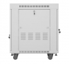 SZAFA INSTALACYJNA RACK STOJĄCA 19 15U 600X800 SZARA DRZWI SZKLANE LCD LANBERG (FLAT PACK) V2