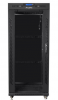 SZAFA INSTALACYJNA RACK STOJĄCA 19 37U 800X1000 CZARNA DRZWI SZKLANE LCD LANBERG (FLAT PACK) V2
