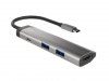 NATEC Stacja dokująca Multi Port Fowler Slim USB-C PD, 2x USB 3.0, HDMI 4K NMP-1984 Grafitowy USB-C