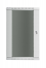Szafa instalacyjna wisząca 19'' 22U 600X450mm szara (drzwi       szklane)