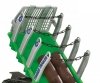 Rolly Toys 122158 Przyczepa Rolly-Timber Zielona do przewozu drzew, 2-osie