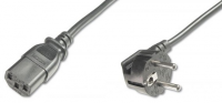 Kabel zasilający ASSMANN Schuko kątowy (CEE 7/7) - IEC 7/7 0.75m. AK-440109-008-S 