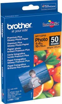 Papier BROTHER Innobella 260g 10 x 15 cm Błyszczący BP71GP50 