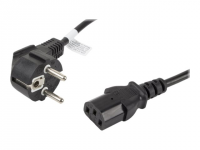 Kabel zasilający LANBERG CEE 7/7 1.8m. CA-C13C-11CC-0018-BK 