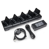 5-slot printer docking cradle; ZQ300 Series; includes power supply and EU power cord 