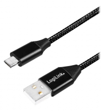 Kabel USB LOGILINK microUSB typ B 0.3 