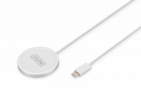 Ładowarka bezprzewodowa indukcyjna 15W MagSafe 1m USB-C Biała 