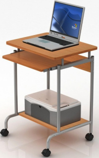 Mobilne biurko na kółkach TECHLY ICA-TB S005 