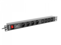 Listwa zasilająca LANBERG PDU-04E04I-0200-IEC-<br />BK 