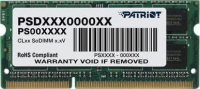 Pamięć PATRIOT (SODIMM/DDR3/4 GB/1600MHz/1.35V/11C<br />L/SINGLE) 