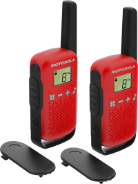 Motorola T42 Krótkofalówka, (Walkie-Talkie), 4 km, Czerwona 