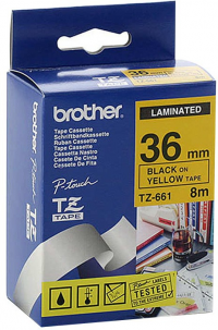 Taśma BROTHER Czarny TZ-661 