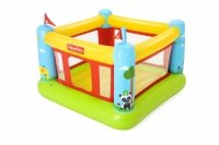 Bestway 93553 FISHER PRICE DMUCHANY ZAMEK TRAMPOLINA 175cm x 173m x 135cm 