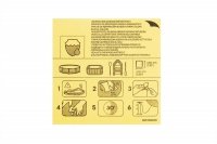 Bestway 62091 Zestaw naprawczy - Łaty wodoodporne 6.5cm x 6.5cm - 10szt 
