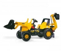 Rolly Toys 812004 Traktor Rolly Junior JCB z łyżką i przyczepą 