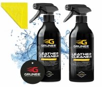 ZESTAW GRUNEE 2x0,5L Leather Cleaner do czyszczenia tapicerki skórzanej 