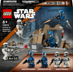 LEGO 75373 STAR WARS - Zasadzka na Mandalorze: zestaw bitewny