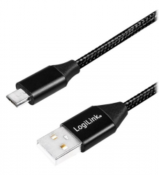 Kabel USB LOGILINK microUSB typ B 0.3