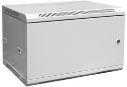 Szafa krosowa wisząca n/dz 19 6U S/600 G/450 szary, drzwi       metalowe, zdejmowane panele boczne