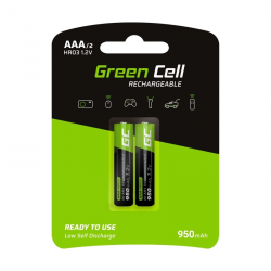 Baterie GREEN CELL NiMH AAA 950mAh 2 szt. GR07