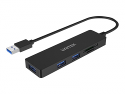 UNITEK Hub USB-C 3 x USB 3.1 Gen 1 SD microSD H1108A