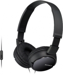 Słuchawki Na głowę SONY MDR-ZX110APB (1.2m /3.5 mm (pozłacany) wtyk/Czarny)