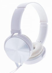 Słuchawki nauszne z mikrofonem REBELTEC Montana RBLSLU00046 (1.2m /3.5 mm (4-pin) wtyk/Biały)