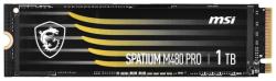 Dysk SSD MSI SPATIUM M480 Pro  NVMe 1TB (M.2 2280″ /1TB )