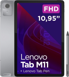 Tablet LENOVO Tab M11 (11/Mediatek Helio G88/128GB/Android 13/Wi-Fi/Szary)