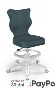 Krzesło młodzieżowe Entelo - Petit biały Monolith 08 rozmiar 6 WK+P