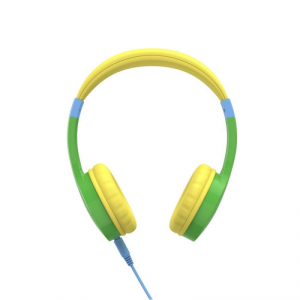 Słuchawki z mikrofonem Douszne HAMA Kids Guard Zielone (1.2m /3.5 mm minijack wtyk/Zielony)