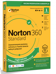 NORTONLIFELOCK 360 standard 10GB PL 1 user 1 device 12mo generic ret1 mm