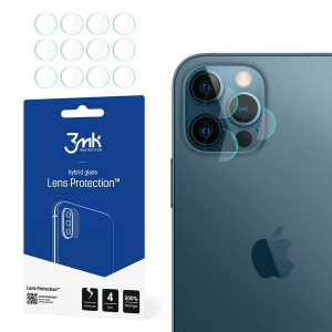 Szkło hybrydowe FlexibleGlass Lens iPhone 12 Pro 6,1  na obiektyw aparatu 4szt