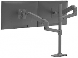 ERGOTRON LX Dual Stacking Arm, Tall Pole, Matte B 45-509-224 Uchwyt stołowy