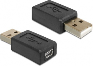 Adapter DELOCK USB micro-A+B F - USB 2.0 AM 65029 USB - mini USB