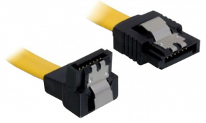 Kabel DELOCK SATA II 7-pin 0.7 m Dół Kątowy Zatrzask 82482