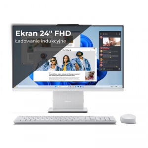 Komputer All-in-One LENOVO IdeaCentre AIO 24IRH9 (23.8/I3-1315U/integ/8GB/SSD512GB/W11H/Biały)