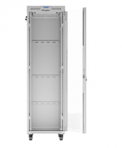 SZAFA INSTALACYJNA RACK STOJĄCA 19 42U 600X800 SZARA DRZWI SZKLANE LCD LANBERG (FLAT PACK) V2