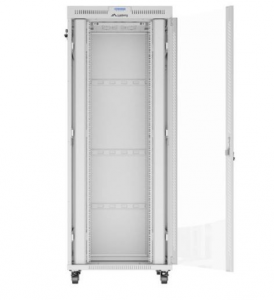 SZAFA INSTALACYJNA RACK STOJĄCA 19 42U 800X1000 SZARA DRZWI SZKLANE LCD LANBERG (FLAT PACK) V2
