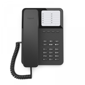 Gigaset Telefon przewodowy DESK400 Czarny