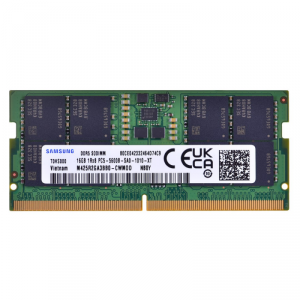 Pamięć SAMSUNG (SODIMM/DDR5/16 GB/5600MHz/1.1V/SING<br />LE) 