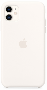 Silikonowe etui do iPhone 11 - białe