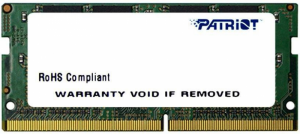 Pamięć PATRIOT SODIMM DDR4 4GB 2133MHz 15CL 1.2V SINGLE