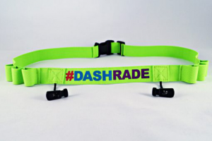 Pasek na numer startowy #DashRade zielony