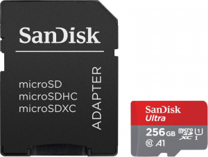 Karta pamięci SANDISK 256 GB Adapter SD
