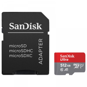 Karta pamięci SANDISK 512 GB Adapter