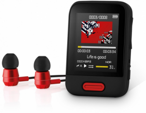 Odtwarzacz MP3 SENCOR SFP 7716RD (16 GB /Czarno-czerwony )