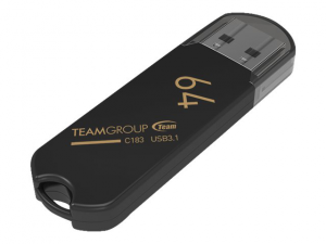 Pendrive (Pamięć USB) TEAM GROUP 64 GB USB 3.0 Czarny