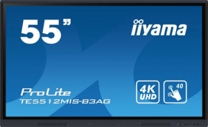 Monitor dotykowy IIYAMA TE5512MIS-B3AG (55 /IPS /60Hz /3840 x 2160 /Czarny )